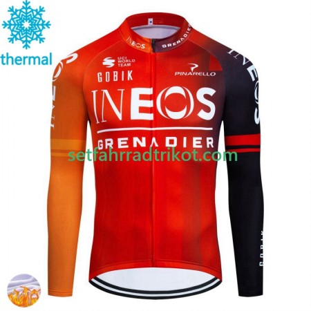 Ineos Grenadier Radtrikot Winter Thermal Fleece 2024